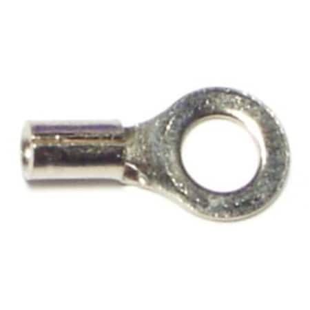 Midwest Fastener Ring Terminal, 14 AWG, Bare Insulated, 12 PK 67025